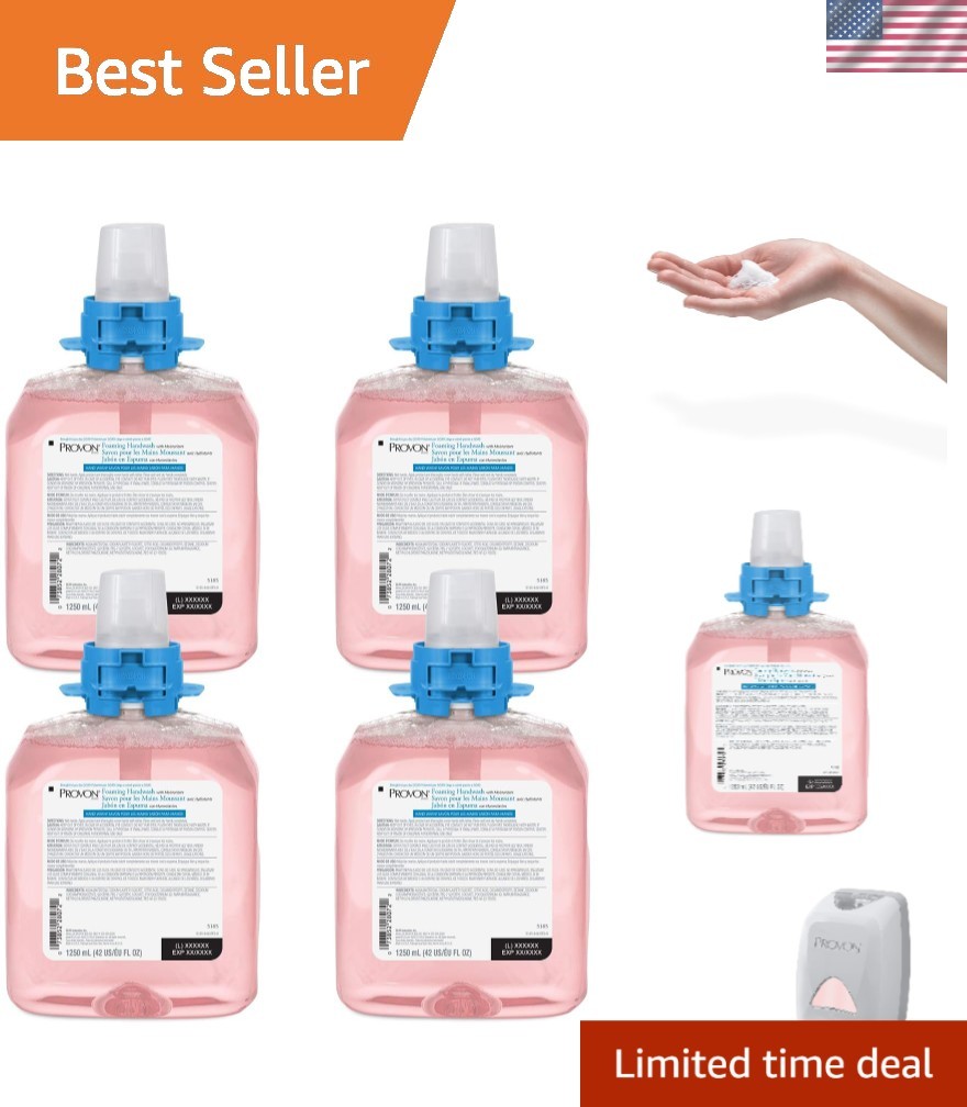 4-Pack Provon Cranberry Scent Foaming Handwash – High-Quality Skin Conditioner