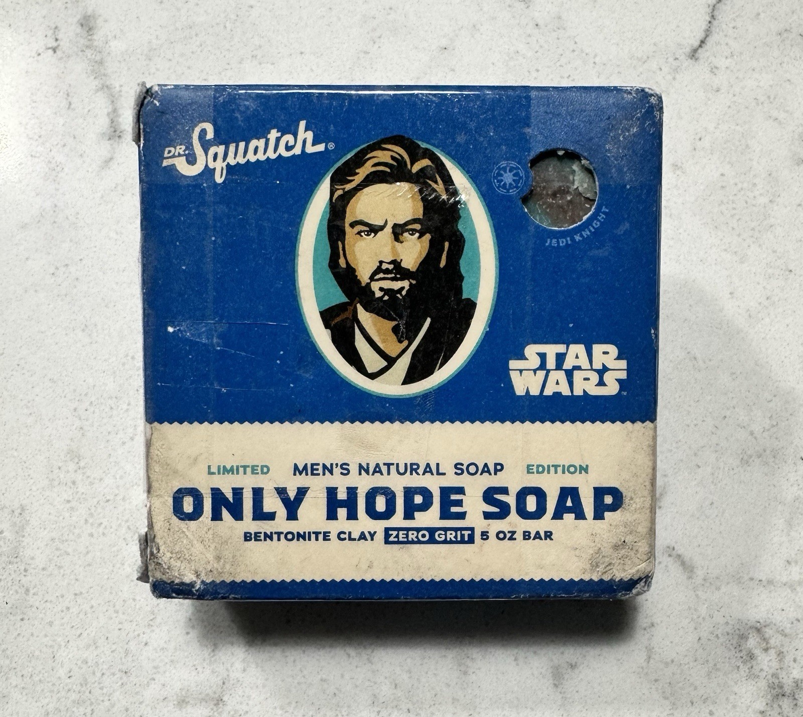 Dr Squatch Limited Edition Only Hope Soap Star Wars Obi-Wan Kenobi Natural Soap