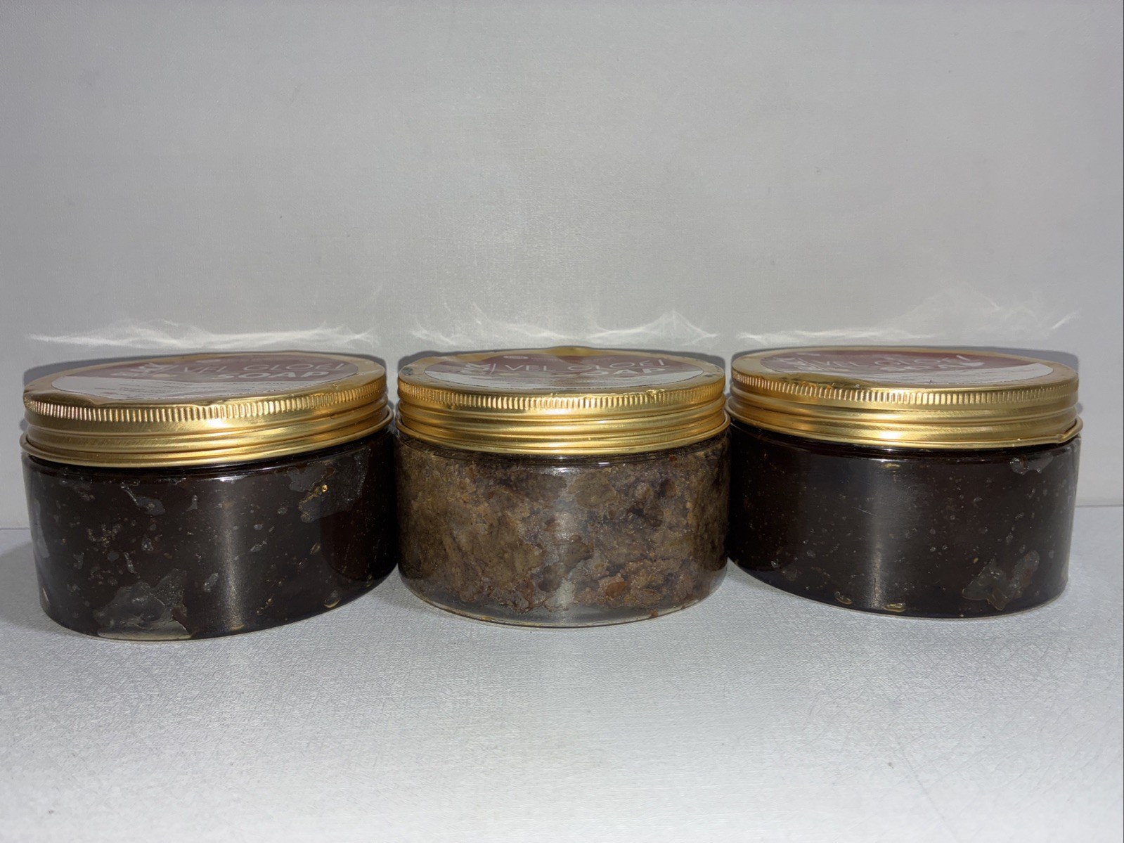 3- New 100% Natural Organic & Unrefined Black Soap W/ Lemon / Damaged Packaging