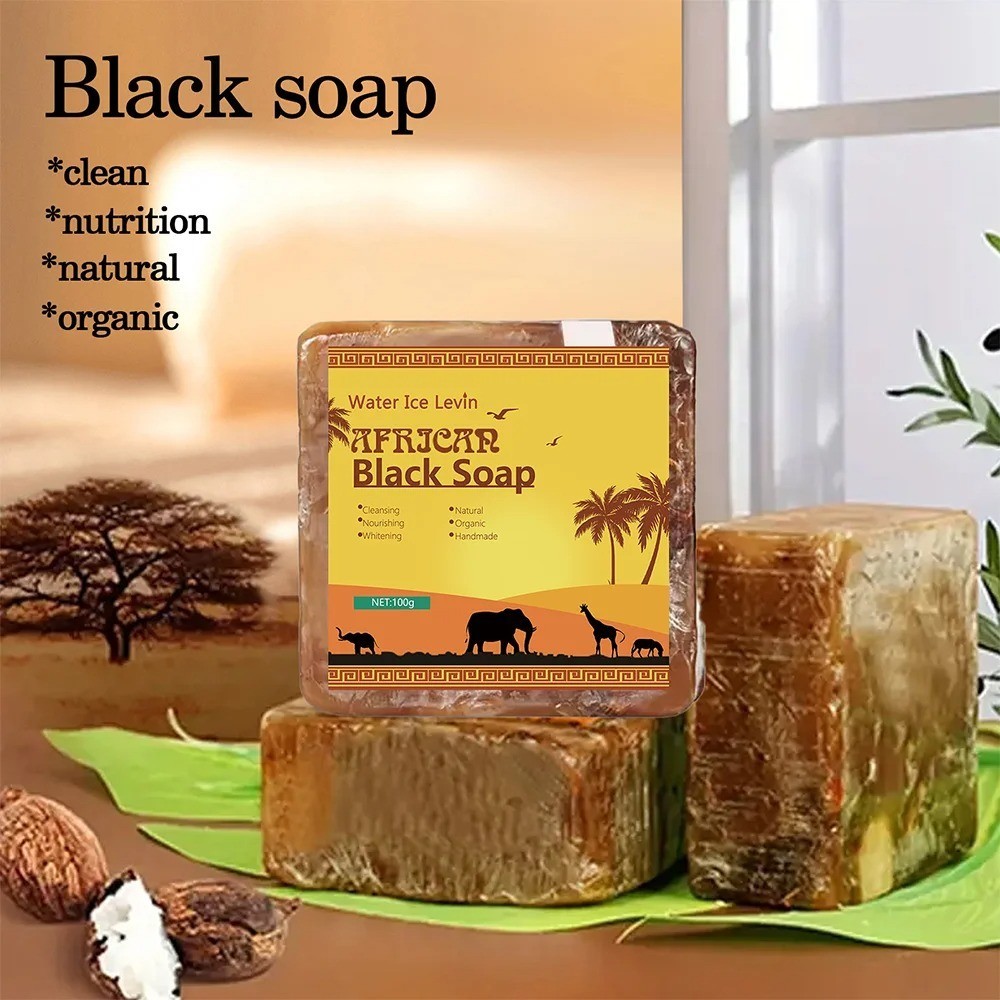 African Black Soap PREMIUM QUALITY Organic Unrefined 100% Pure Natural