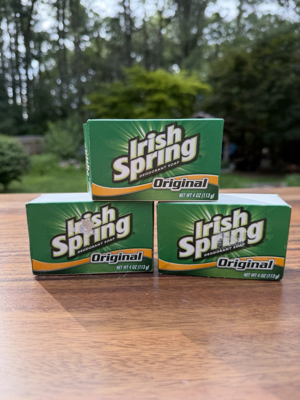 Vintage Irish Spring Soap Original Formula Lot of 3 Discontinued No Flaxseed 4oz