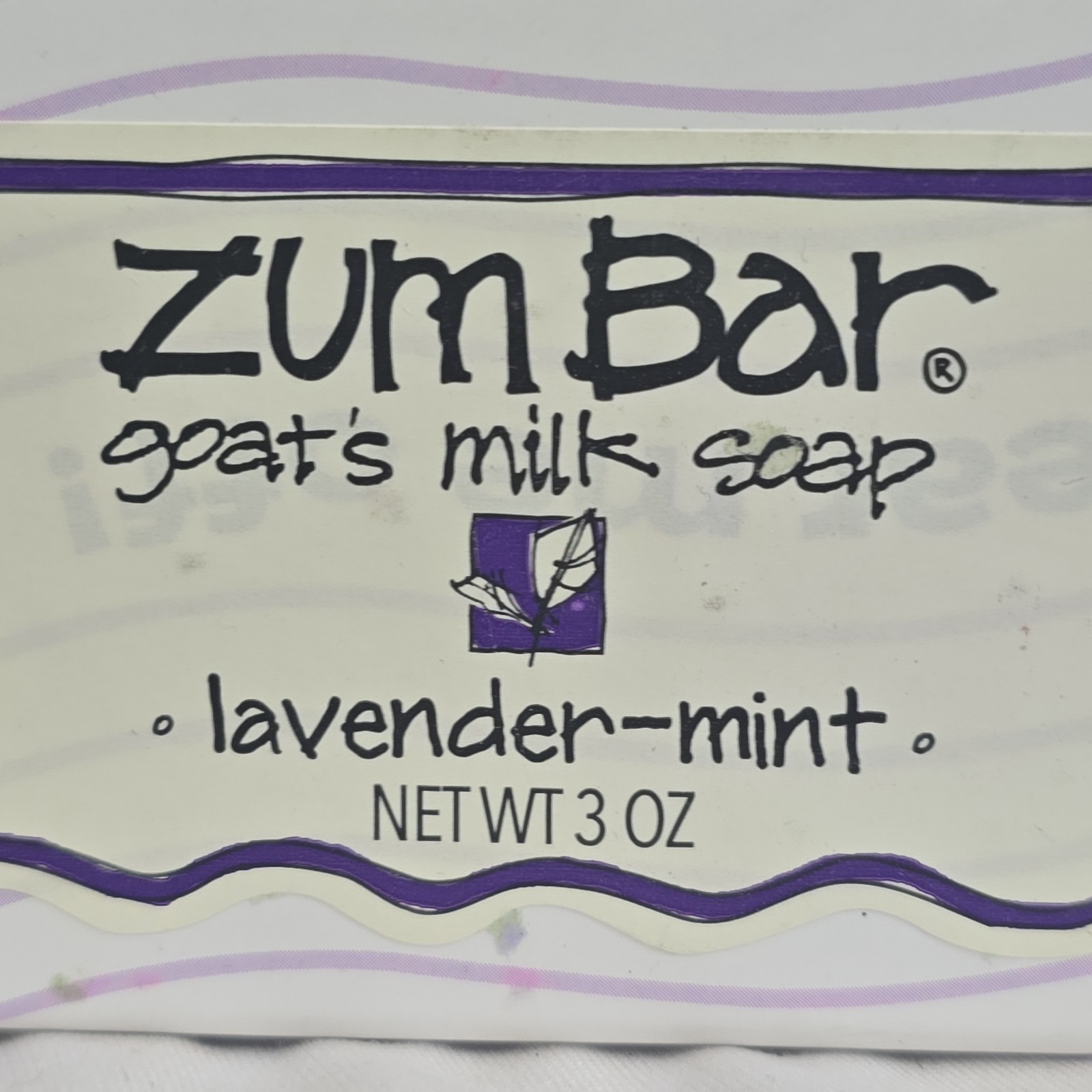 6-PACK Zum Goat’s Milk Soap Bar Lavender-Mint 3 Oz Each New