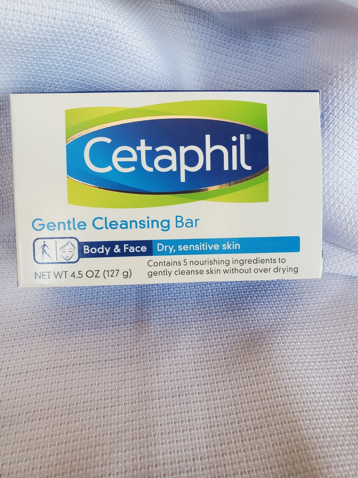 3X Cetaphil Gentle Cleansing Bar for Dry Sensitive Skin 4.5 oz
