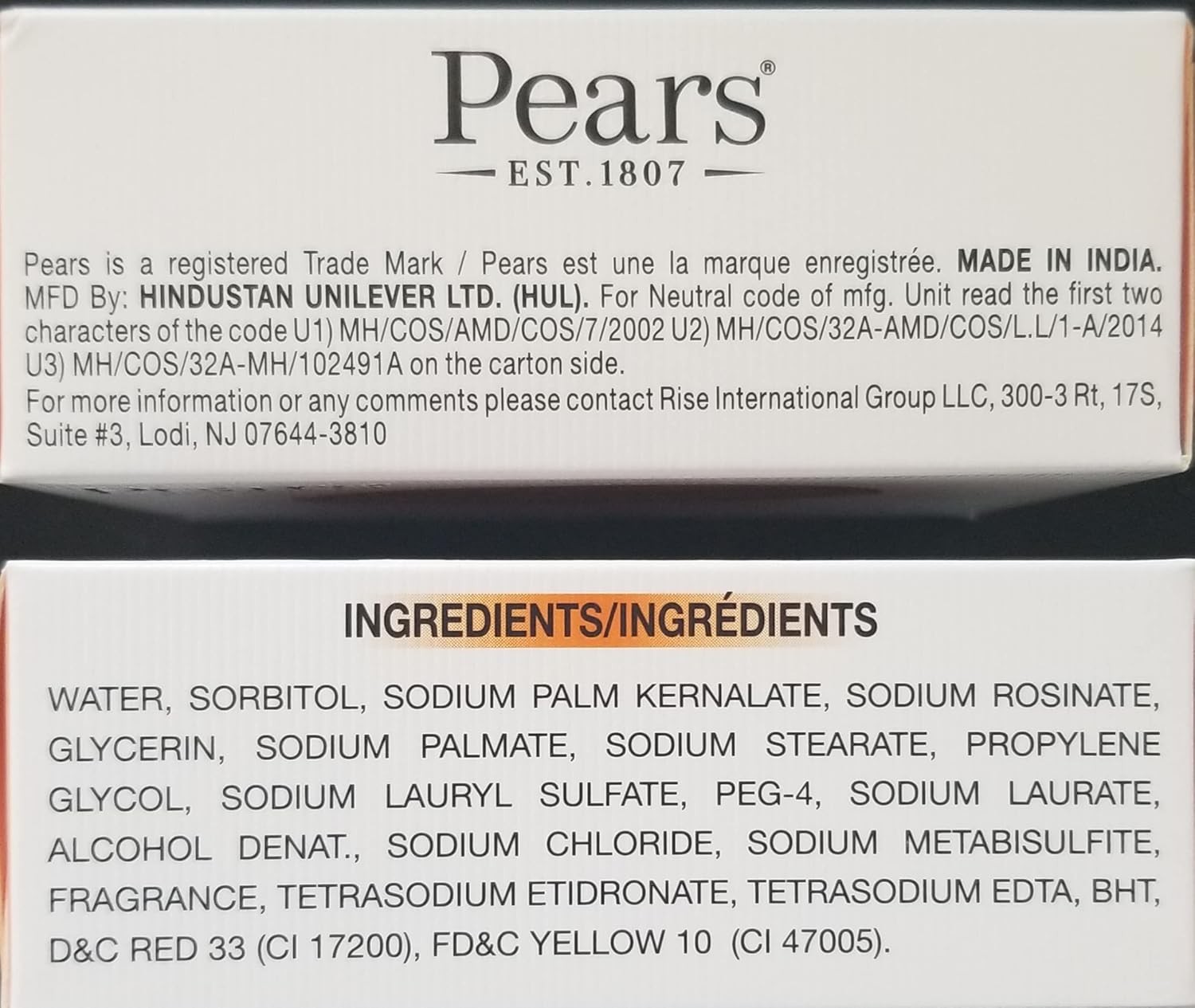 Pears Transparent Soap 3.5oz for Adults, 0.11 Kilograms