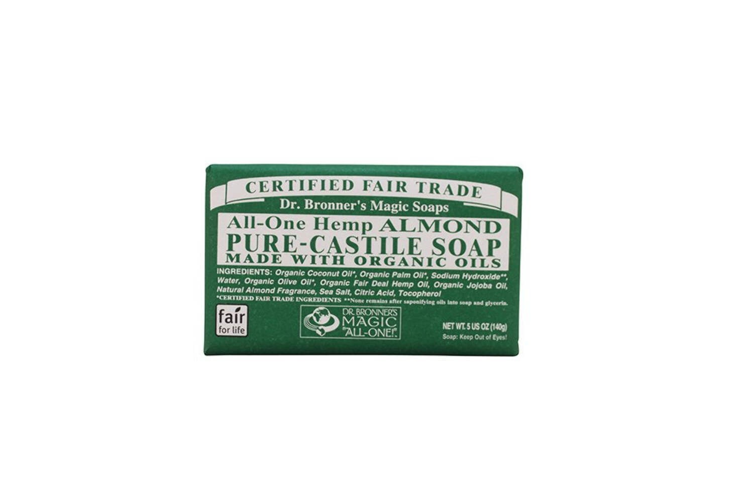 (4 Pack) Dr Bronners Magic Soap All One Obal05 5 Oz Almond Dr. Bronner’s Bar Soa