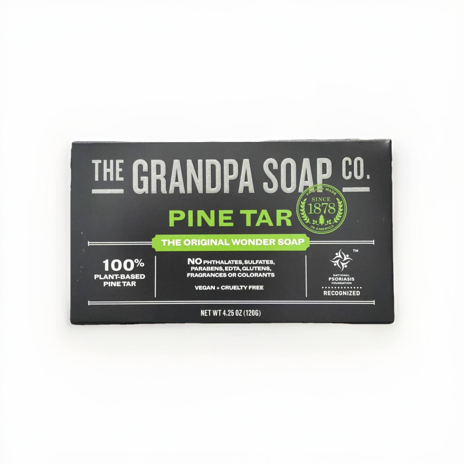 4 Pack – The Grandpa Soap Company – Pine Tar Bar Soap (4.25oz each)
