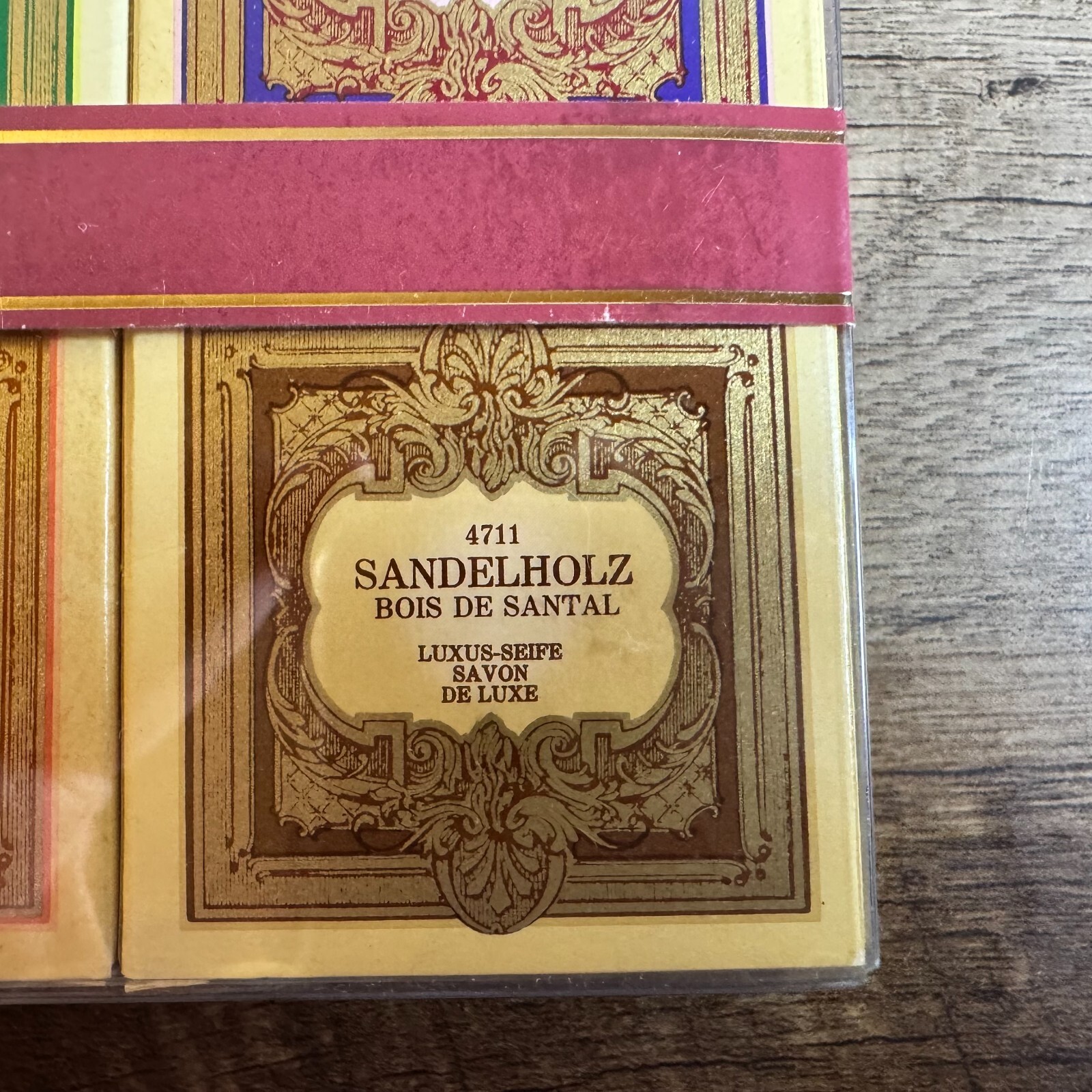 Vintage 1970s-80s 4711 Luxury Soaps, 6x1oz, Made in West Germany, Unique & Rare
