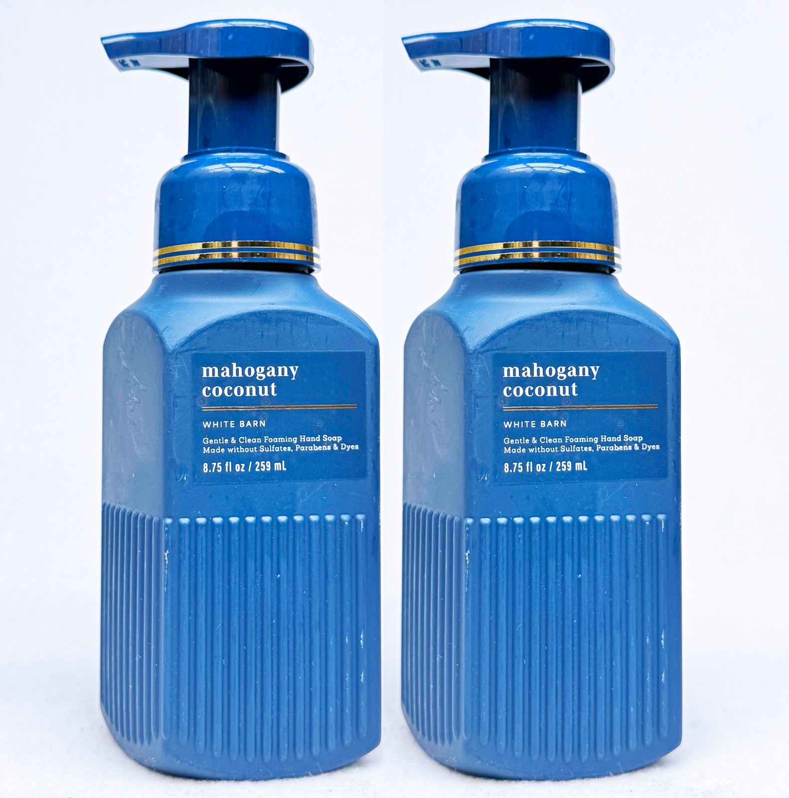 2 Bath & Body Works MAHOGANY COCONUT Gentle Foaming Hand Soap 8.75 oz