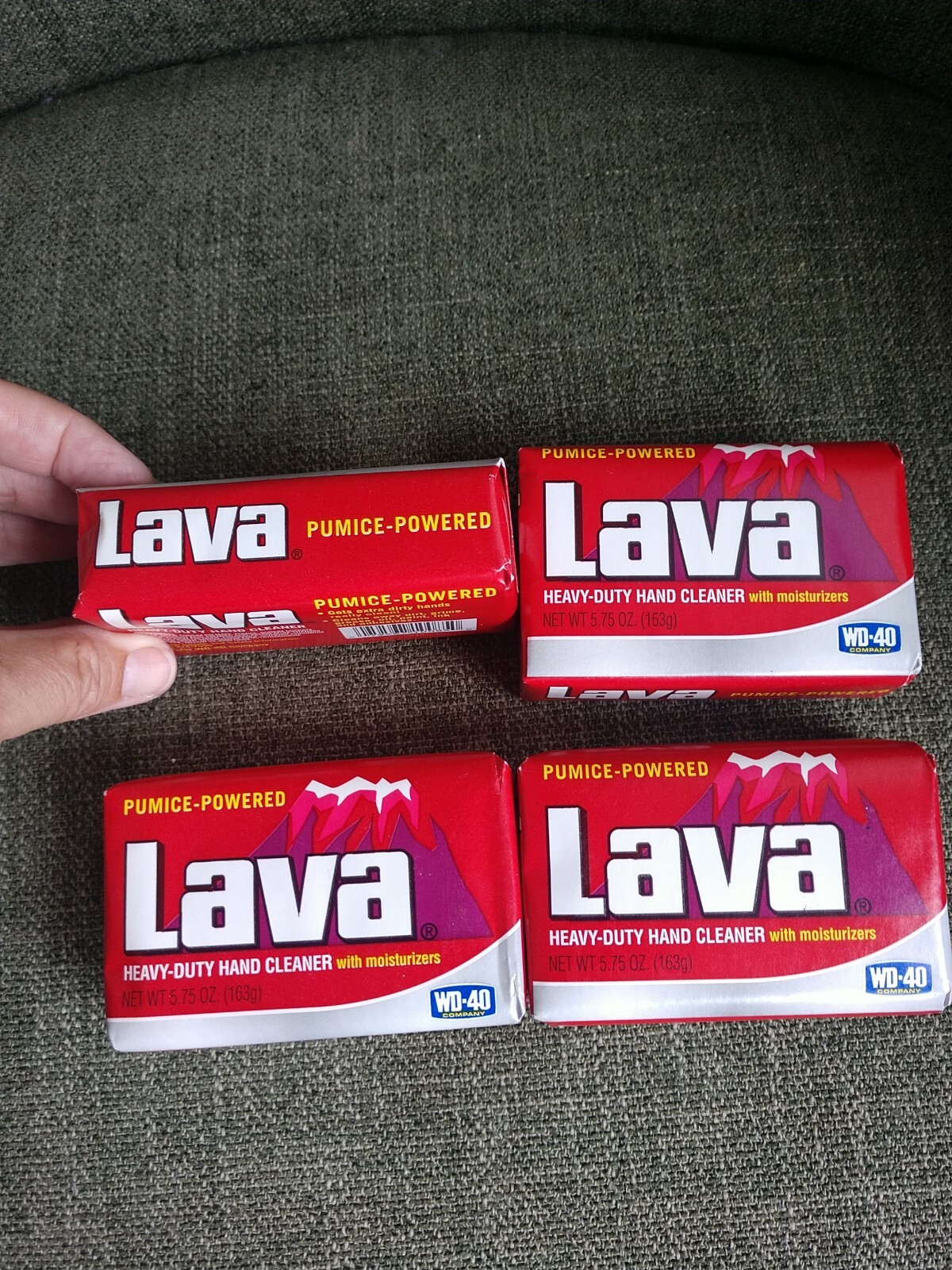 Lot of 4 bars of Lava hand soap Brand New WD-40
