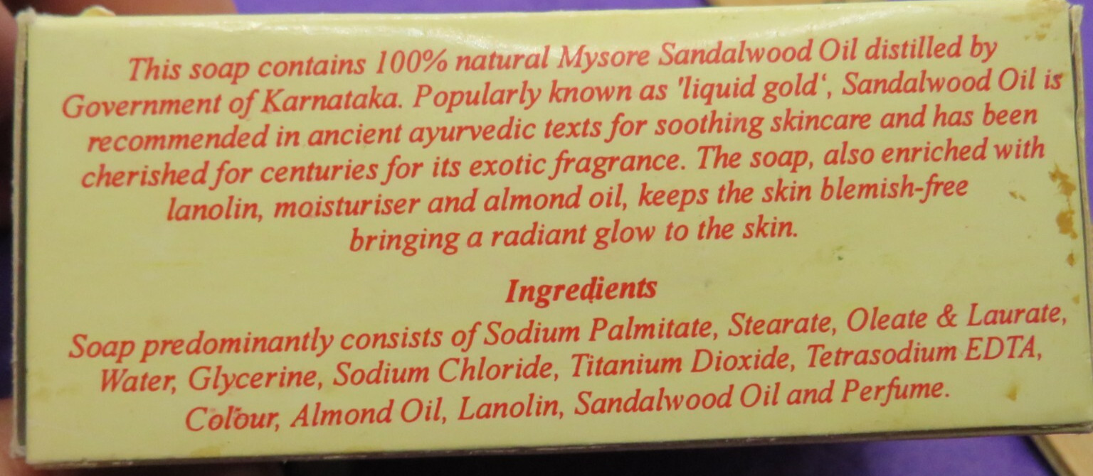 Mysore Sandal Gold 125 g (4.41 oz)-New – Unused. Packaged Various Dates 2000