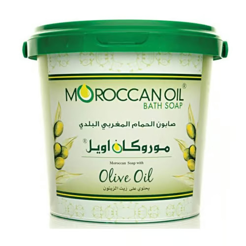 Authentic Moroccan Black Soap with Pure Olive Oil – 850g Premium Spa Exfoliating