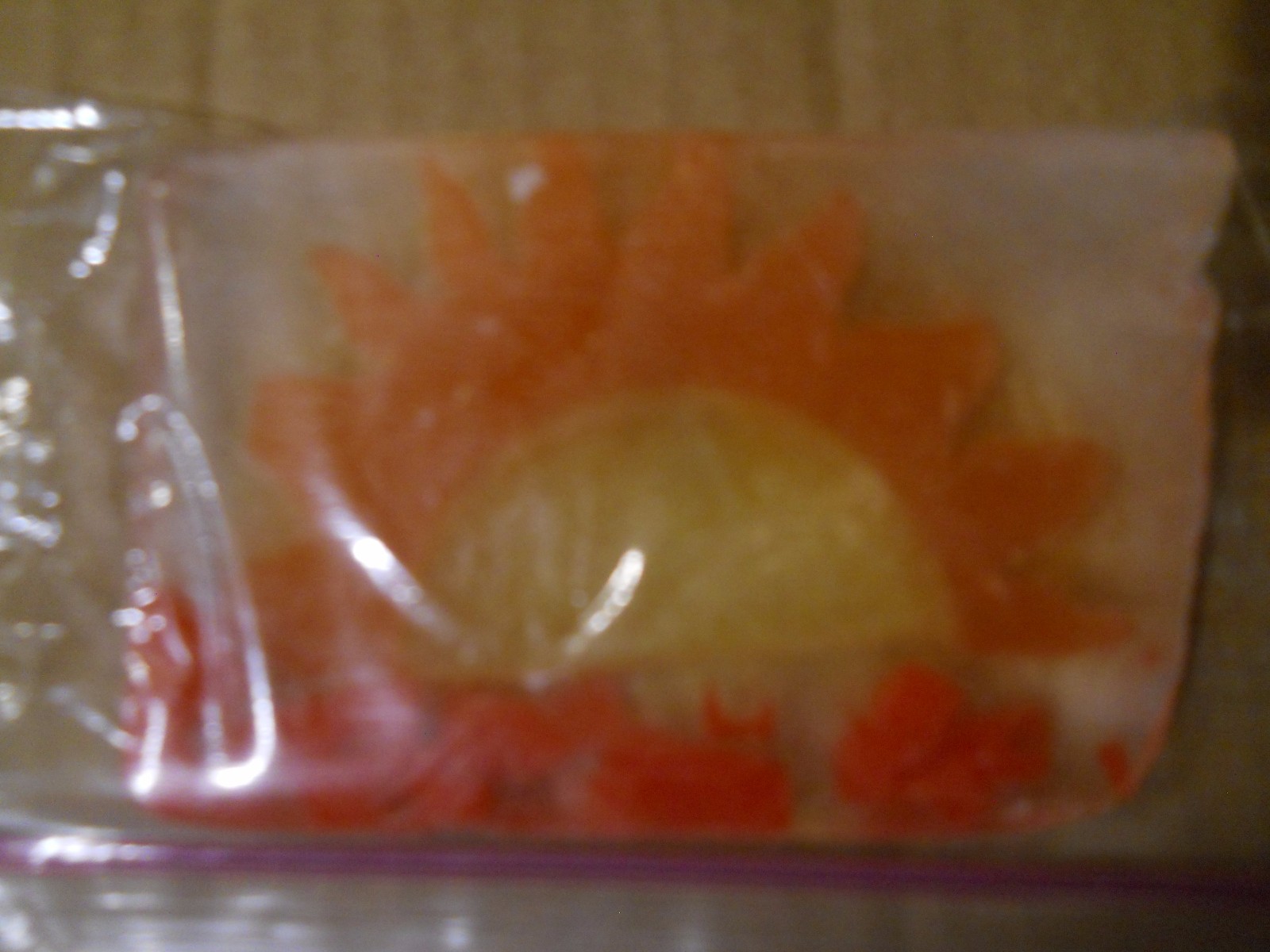 New Primal Elements End Cut Soap, Sunrise Sunset, Orange Yellow Red Sun 3.9 oz.