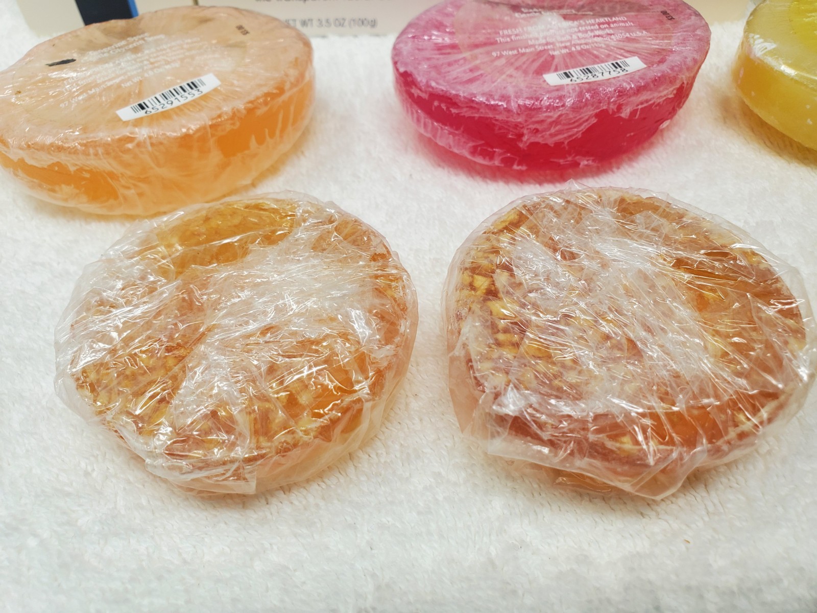 Lot 12 NEW Glycerine Bar Soap Neutrogena Acne Sugar Cookie Tangerine Cranberry +