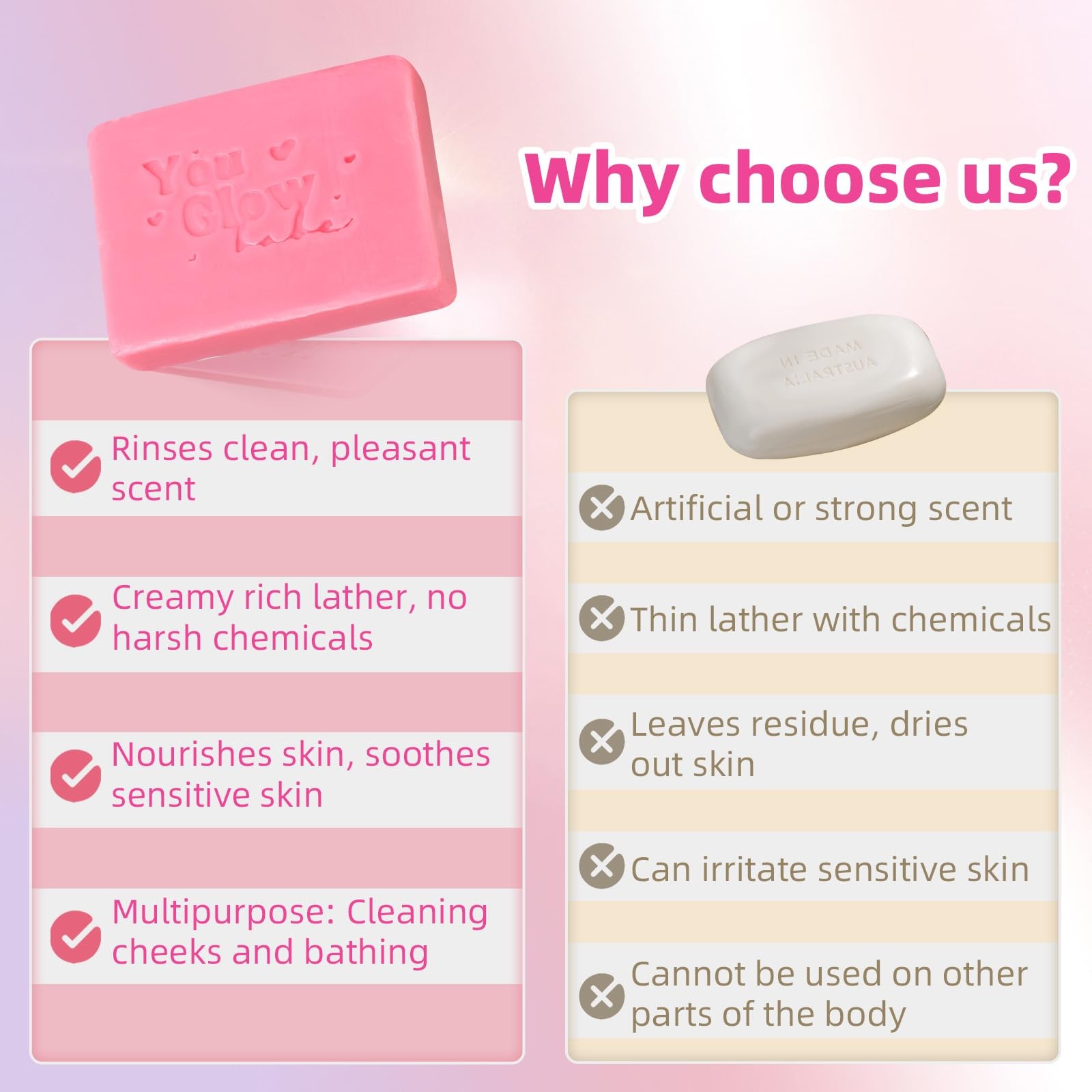 You Glow Babe, You Glow Babe Soap, Sea Buckthorn with Snail Extract, Moisturi…