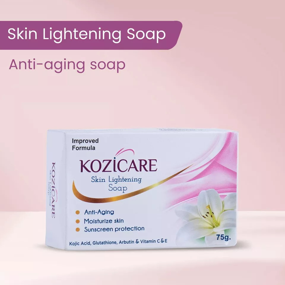 3 x Kozicare Skin Brightening Soap – 75gm Each | Sun Screen Protection