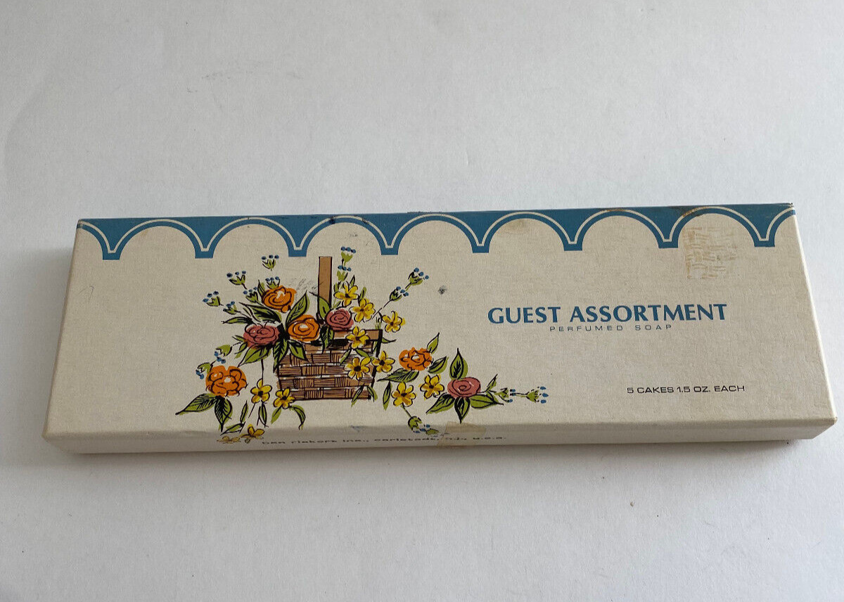 Vintage Ben Rickert Guest Assortment of 5 Soap Cakes 1.5 oz Each New in Box