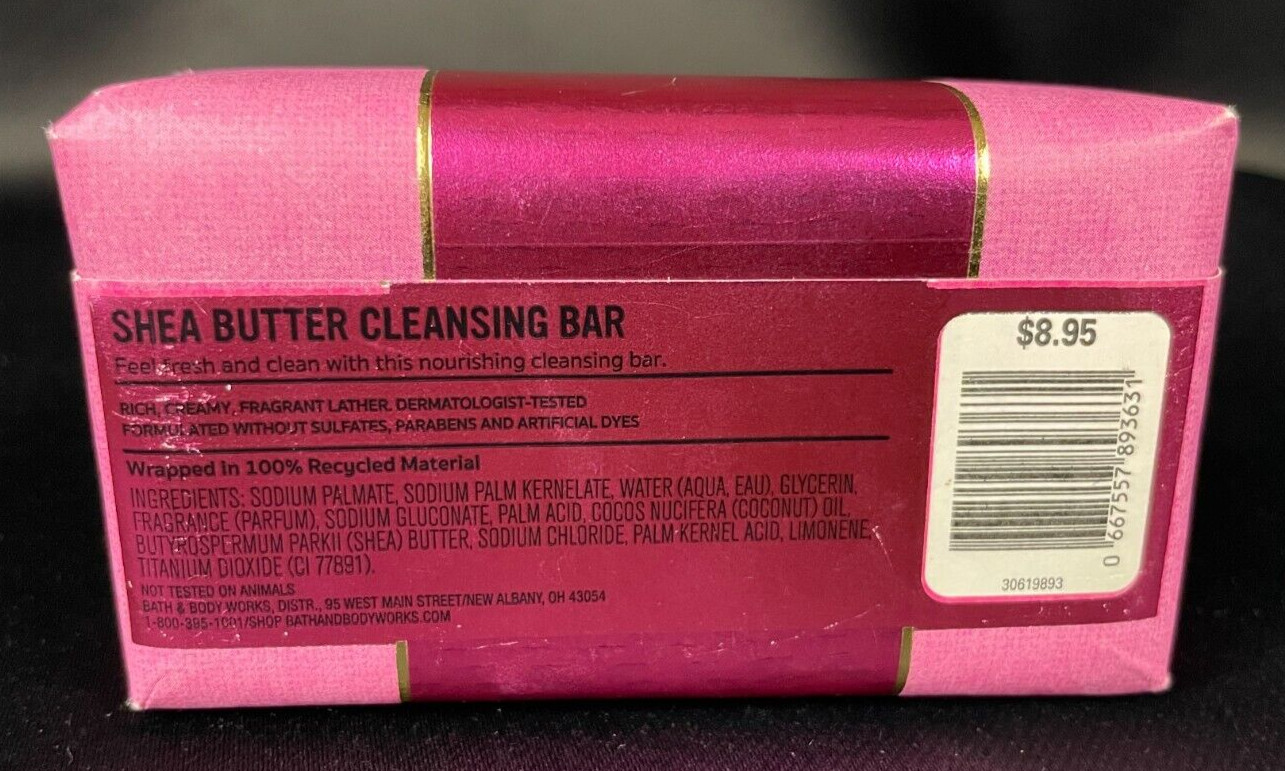 Bath and Body Works Pink Pineapple Sunrise Shea Butter Cleansing Bar Soap 5 oz