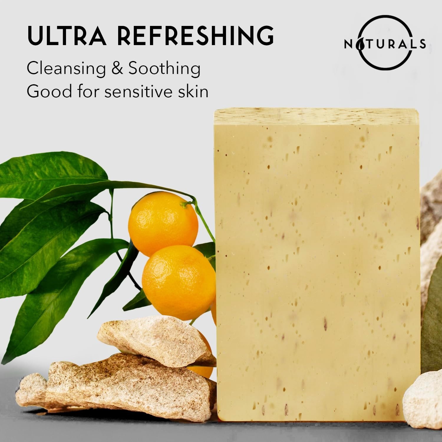 Natural Citrus Men’s Soap – Exfoliating & Moisturizing, Formula 7.76 oz