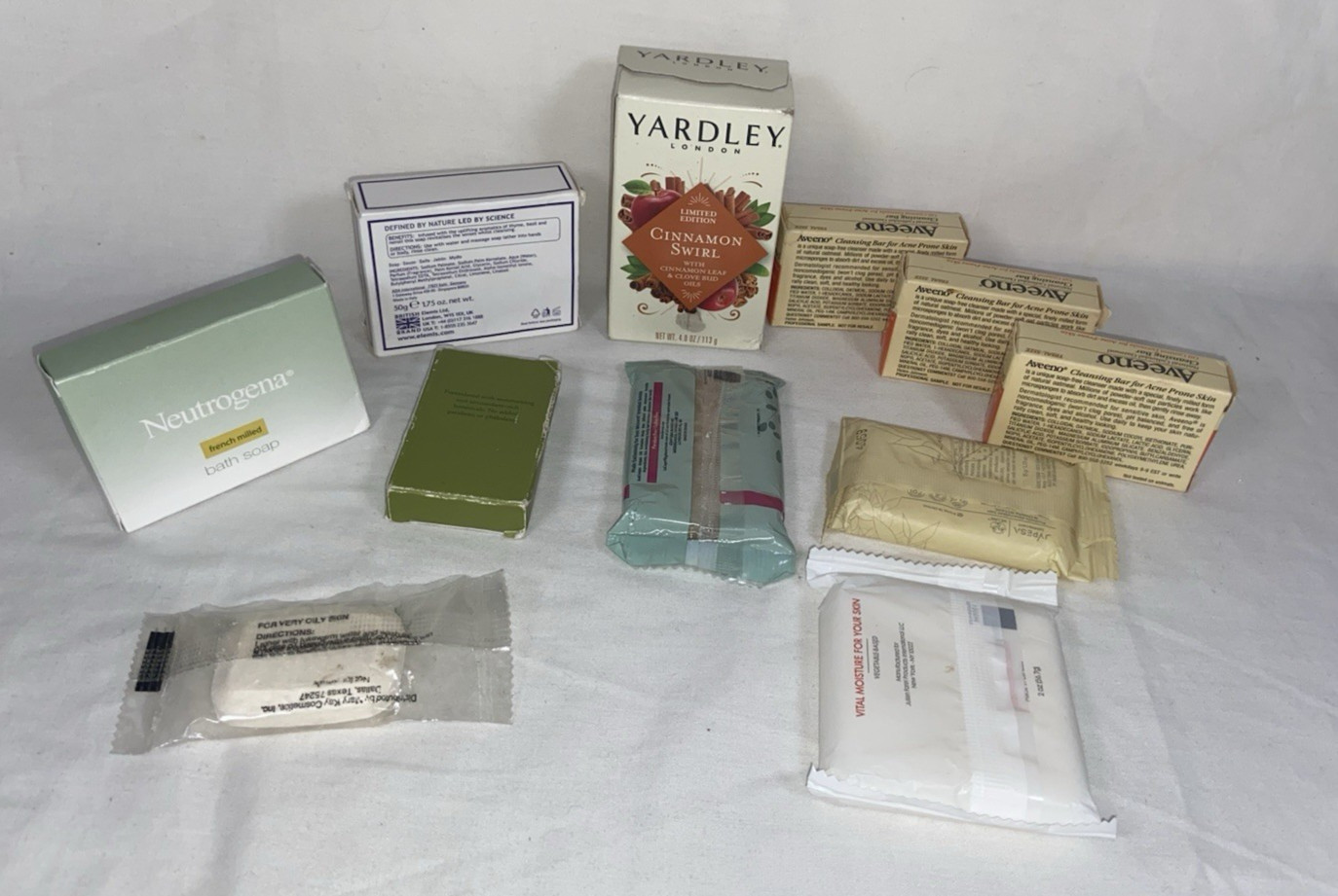 Lot of 11 Variety of Bars of Soaps, Soap Different Sizes New Including Elemis