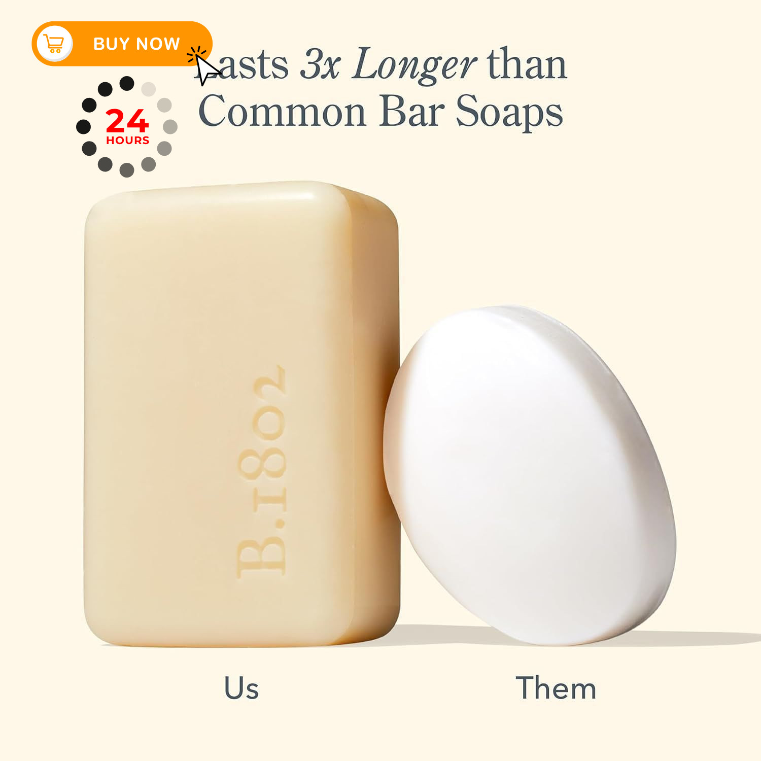 Beekman 1802 Goat Milk Soap – Moisturizing Hand & Body 9 Ounce (Pack of 1)