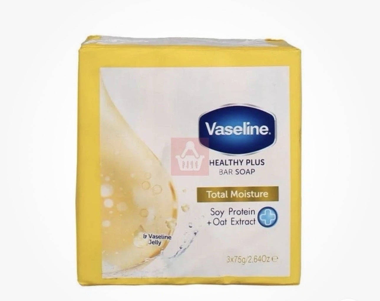 Vaseline Healthy Plus Bar Soap – Healthy Bright Vitamin B3 (3x75g)