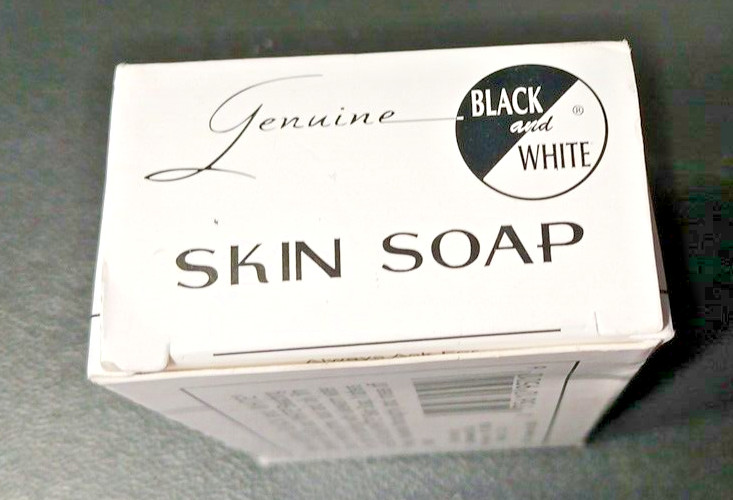 Genuine Black & White Skin Body Bar Soap Soothe Itching & Burning Relief 3.5 oz.