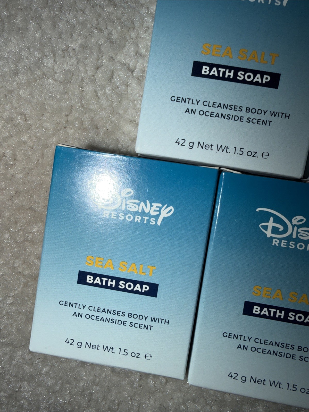 6 x Disney Resorts H2O+ Sea Salt Bath Soap 1.5 oz Bars