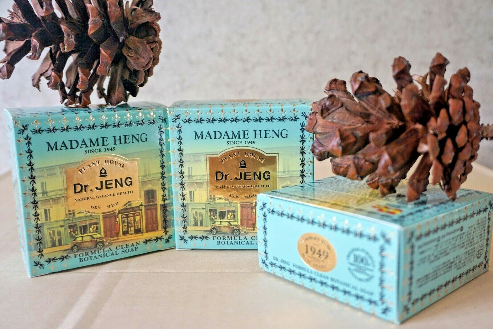 6 X 150g Madame Heng Care Spa Soap Love Time Story Natural Balance Botanical