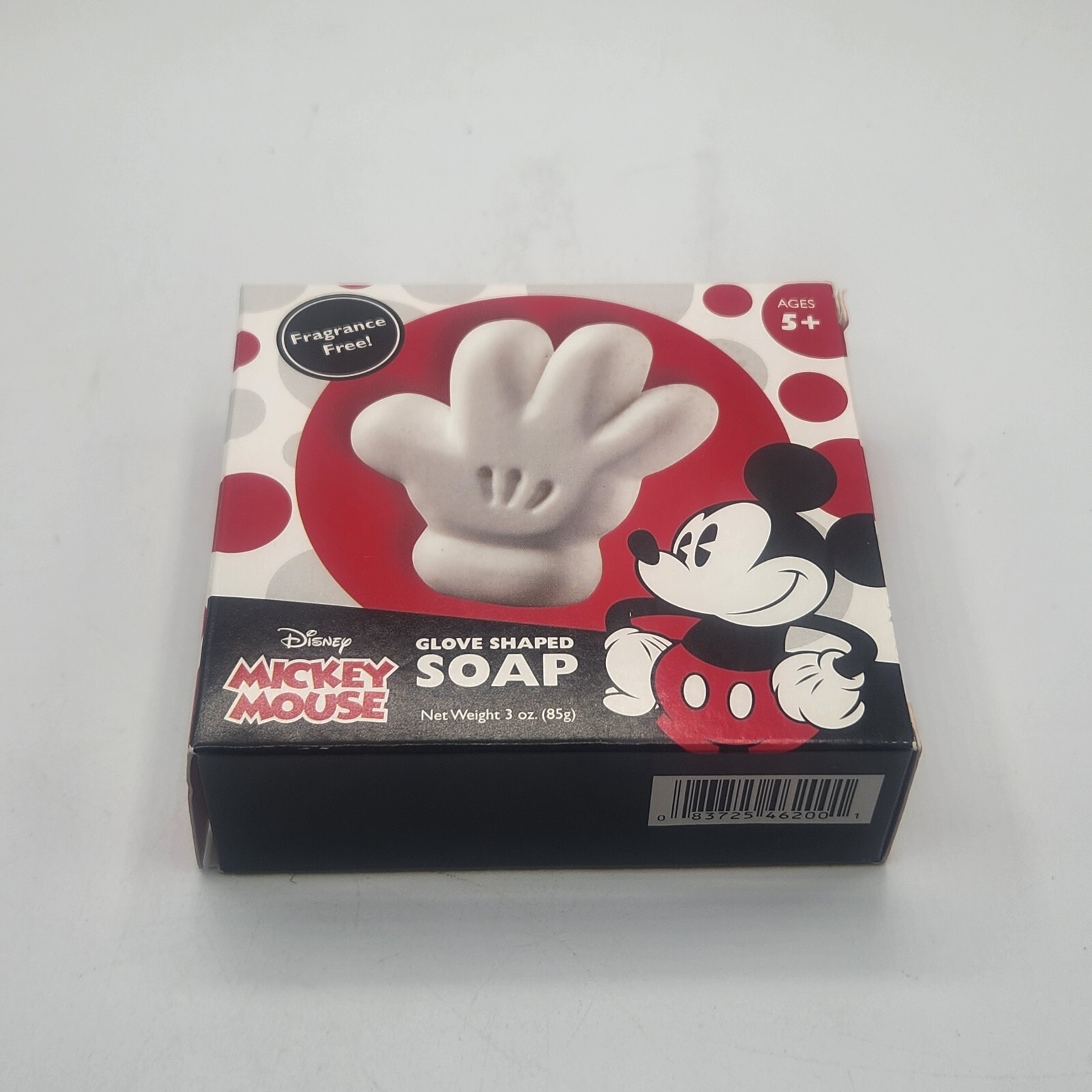 Disney Mickey Mouse White Glove Hand Shaped Soap Fragrance Free NEW in Box