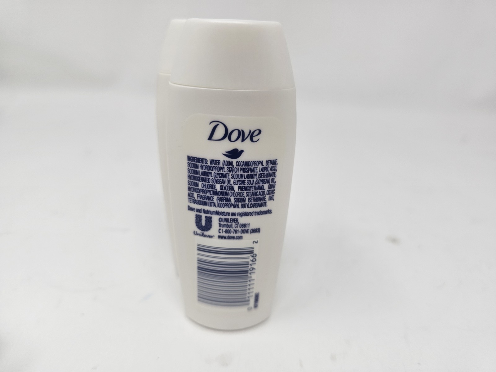 Dove Sensitive Skin 1 Oz Soap Bar + 1.8 Oz Body Wash Mini Travel Size Lot Of 3
