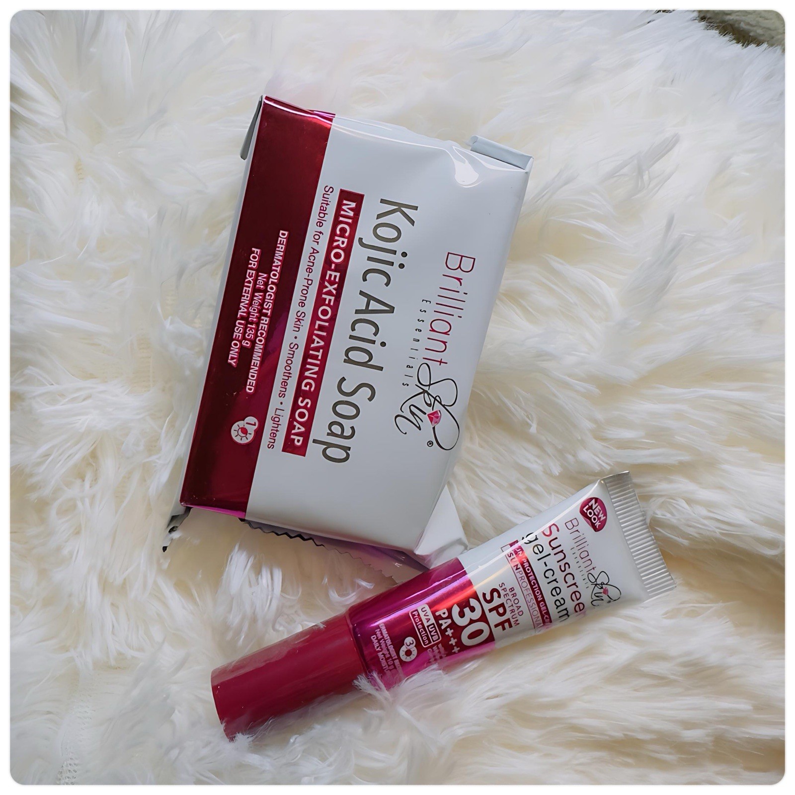 Brilliant Skin Essentials Kojic Soap + Sunscreen Gel-Cream SPF30 PA+++