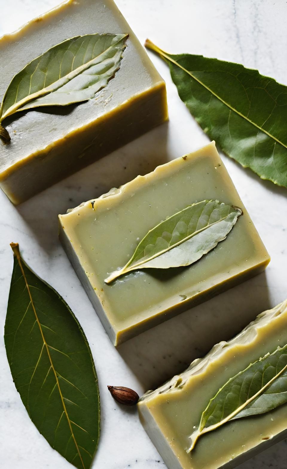 Bay Leaf Handmade Organic Soap Bar Natural Oil Wonderful Scent Premium Body