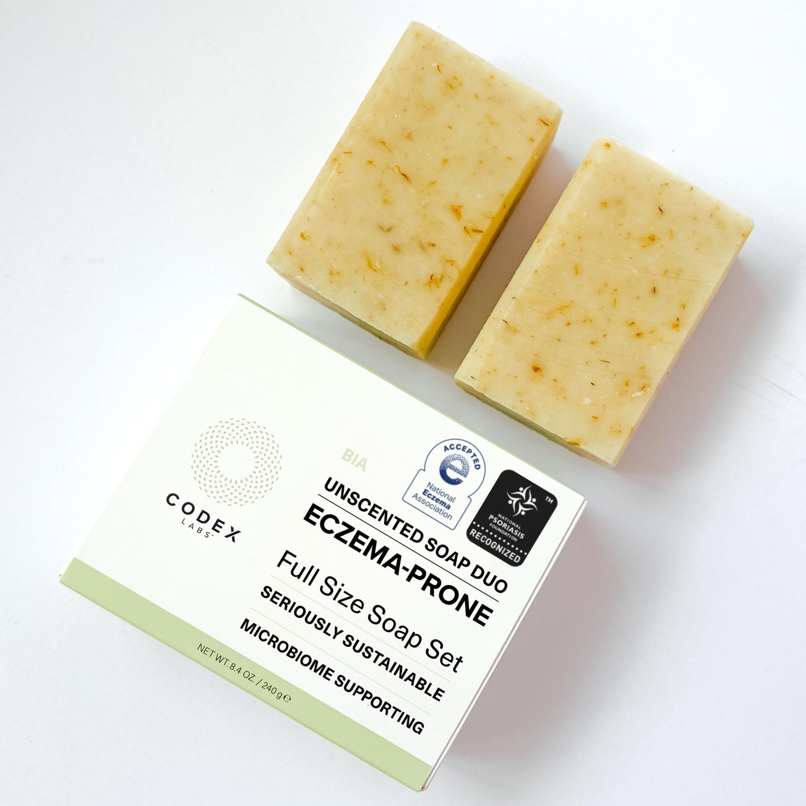 Unscented Soap for Kids & Adults, 2-Pack