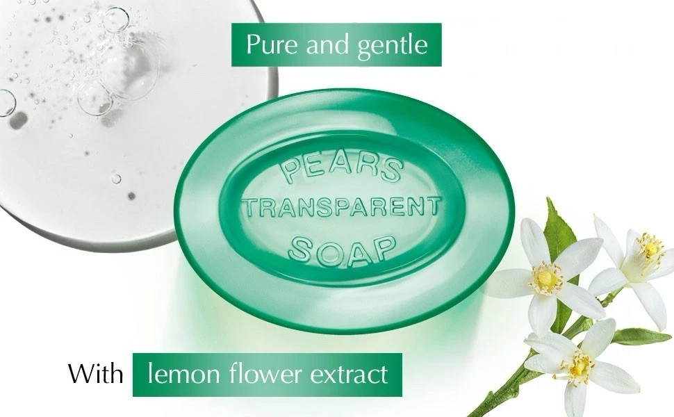 Pears Pure & Gentle Lemon Flower Extracts Bar Soap |12 Pack| 125g