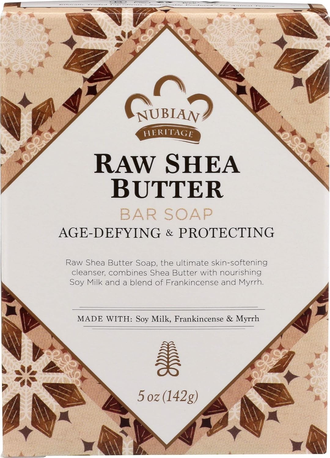 Raw Shea Butter Bar Soap | Softening Cleanser with Soy Milk, Frankincense & M…