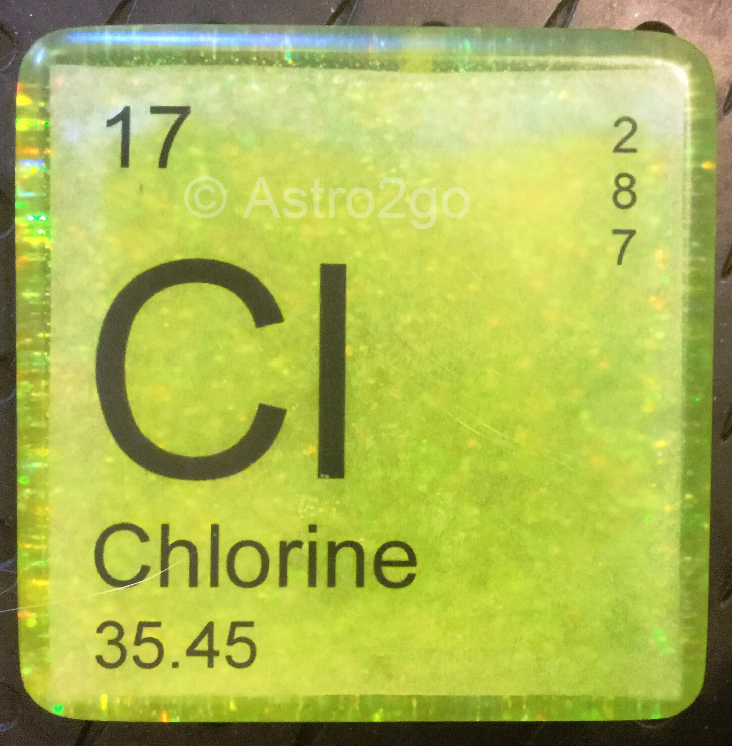 PERIODIC TABLE ELEMENT “Cl” CHLORINE NOVELTY HAND BATH SOAP-4 oz JUST BUBBLY NEW