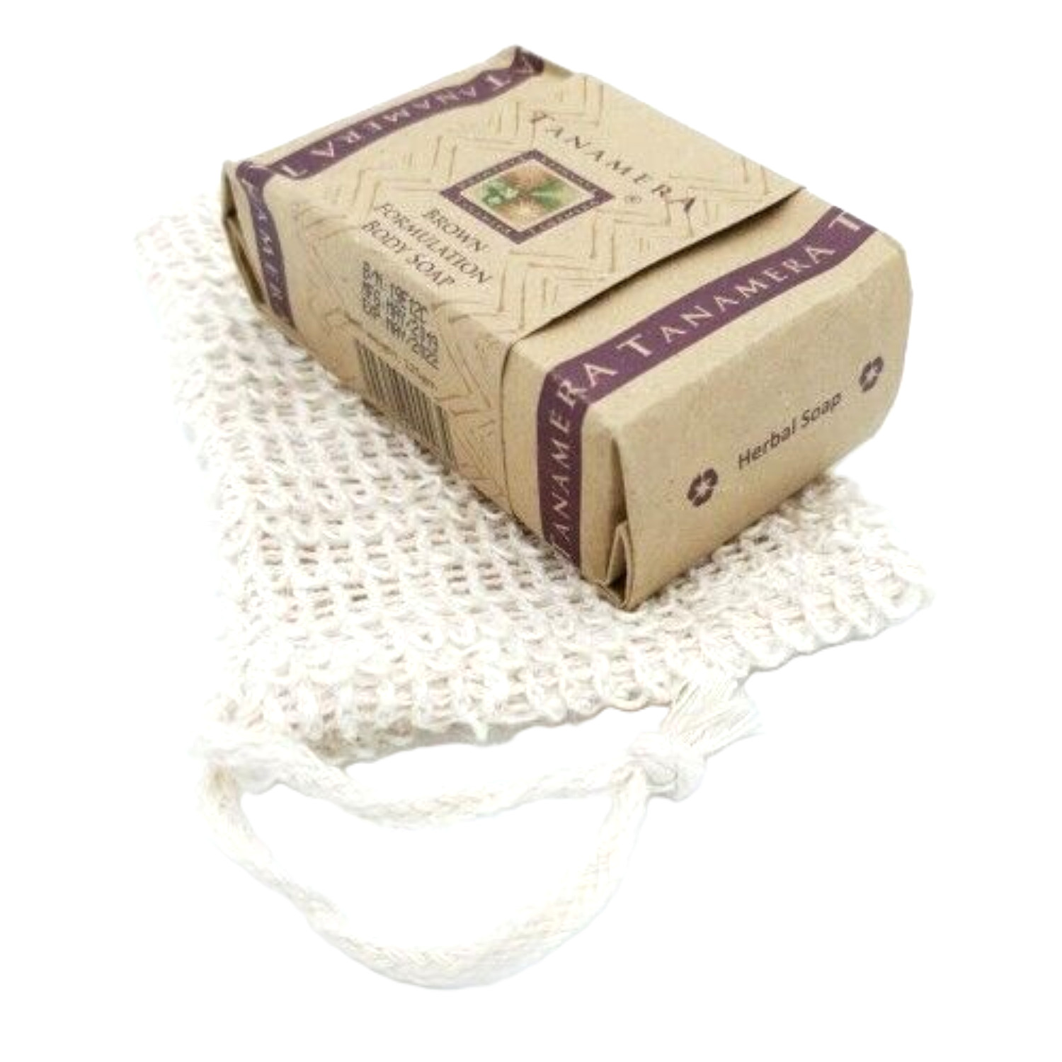 Tanamera Brown Body Soap 2x100g Herbal Exfoliating Bath Bar Malaysia