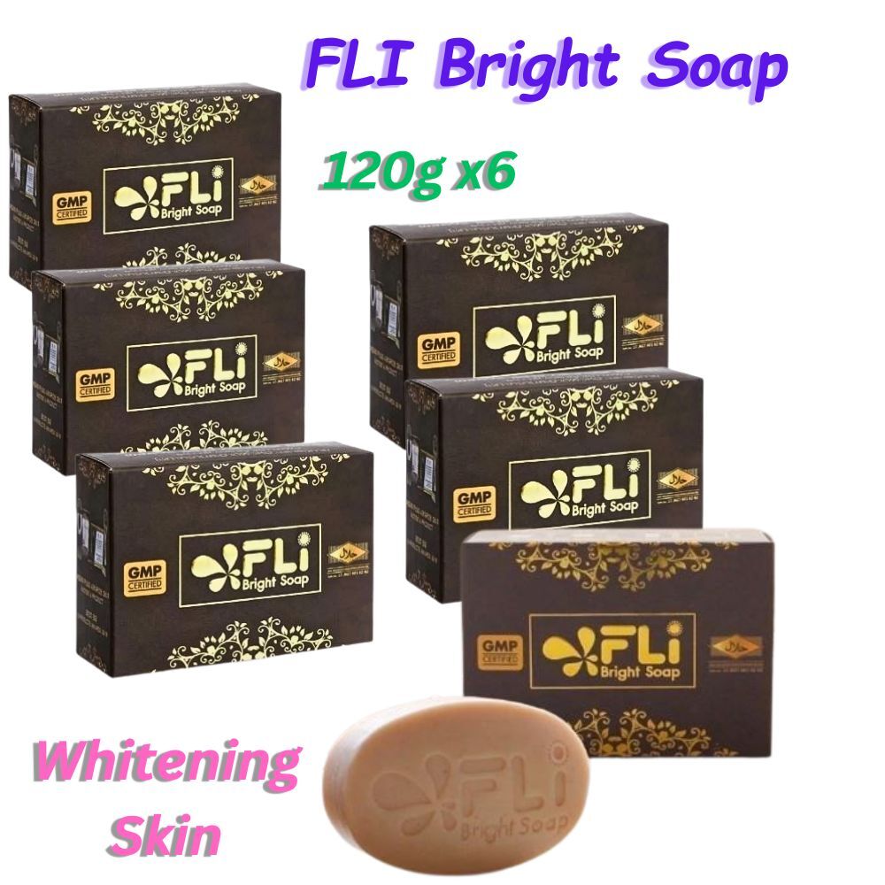 FLI Soap Bright Whitening Face Body Skin Health 9 Legendary Herb Reduce Freckles