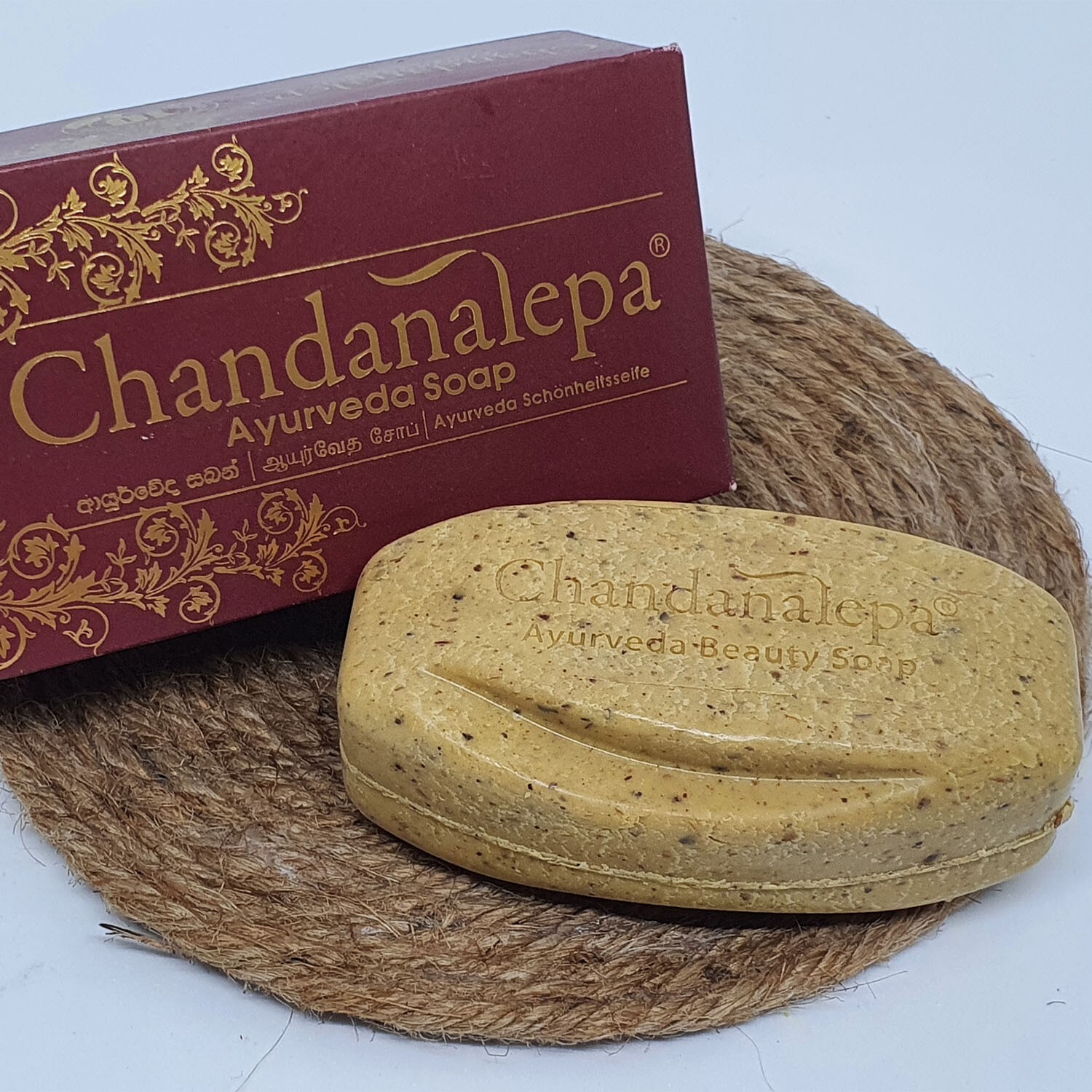 Chandanalepa Ayurveda Herbal Beauty Soap 100g Natural Health Body Skin Cleaning