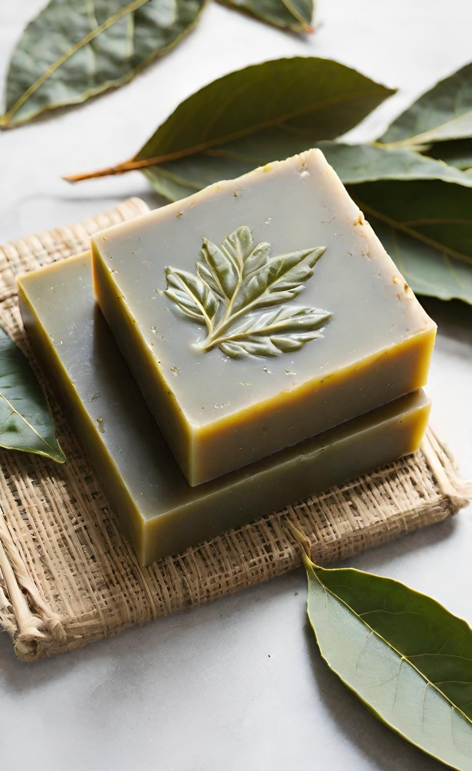 Bay Leaf Handmade Organic Soap Bar Natural Oil Wonderful Scent Premium Body