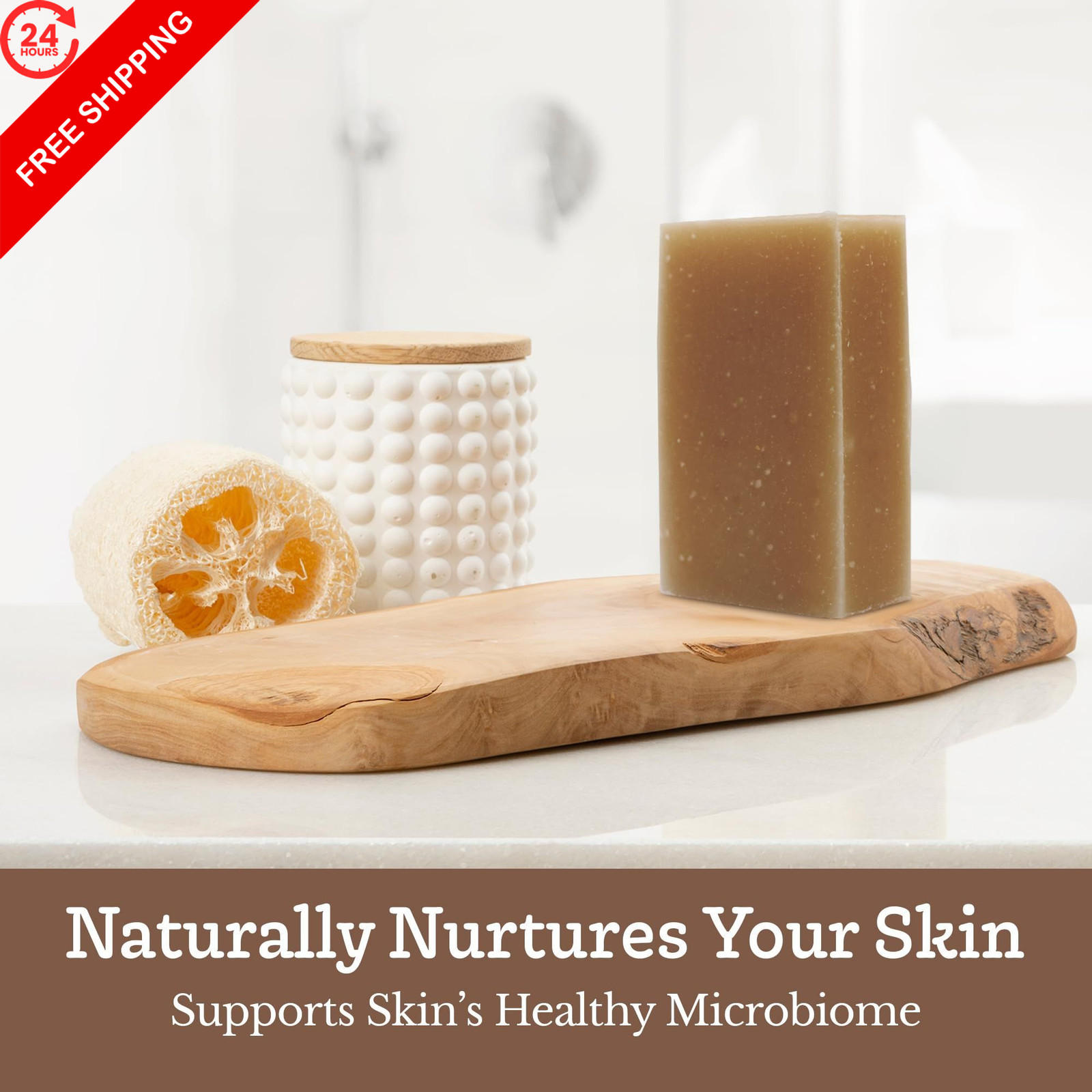 Southern Natural Goat Milk Soap Bar Oatmeal & 4.5 Ounce (Pack of 3)