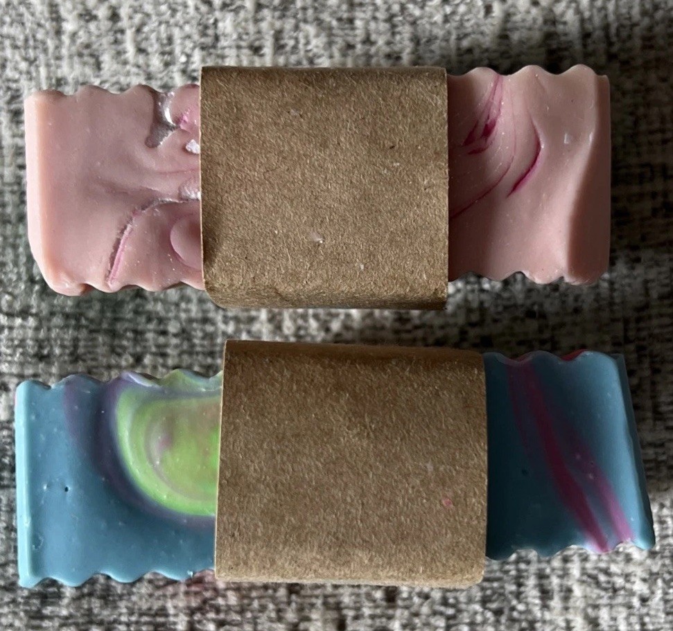 NWT Buff City Soap Bars Sour Candies & Sunday Morning Scented 5.5 Oz New