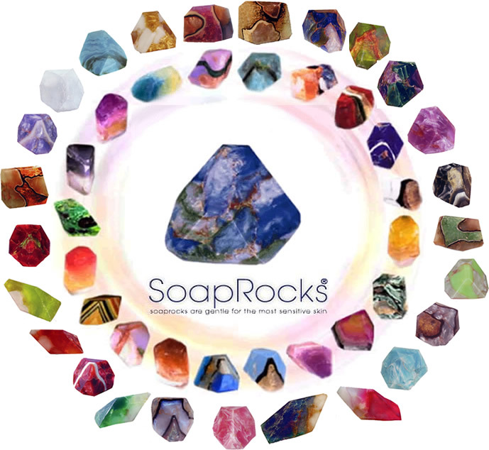 T S Pink SoapRocks, ROCKLET Medium Size Rocks Mineral Crystal Gemstone Soap Rock
