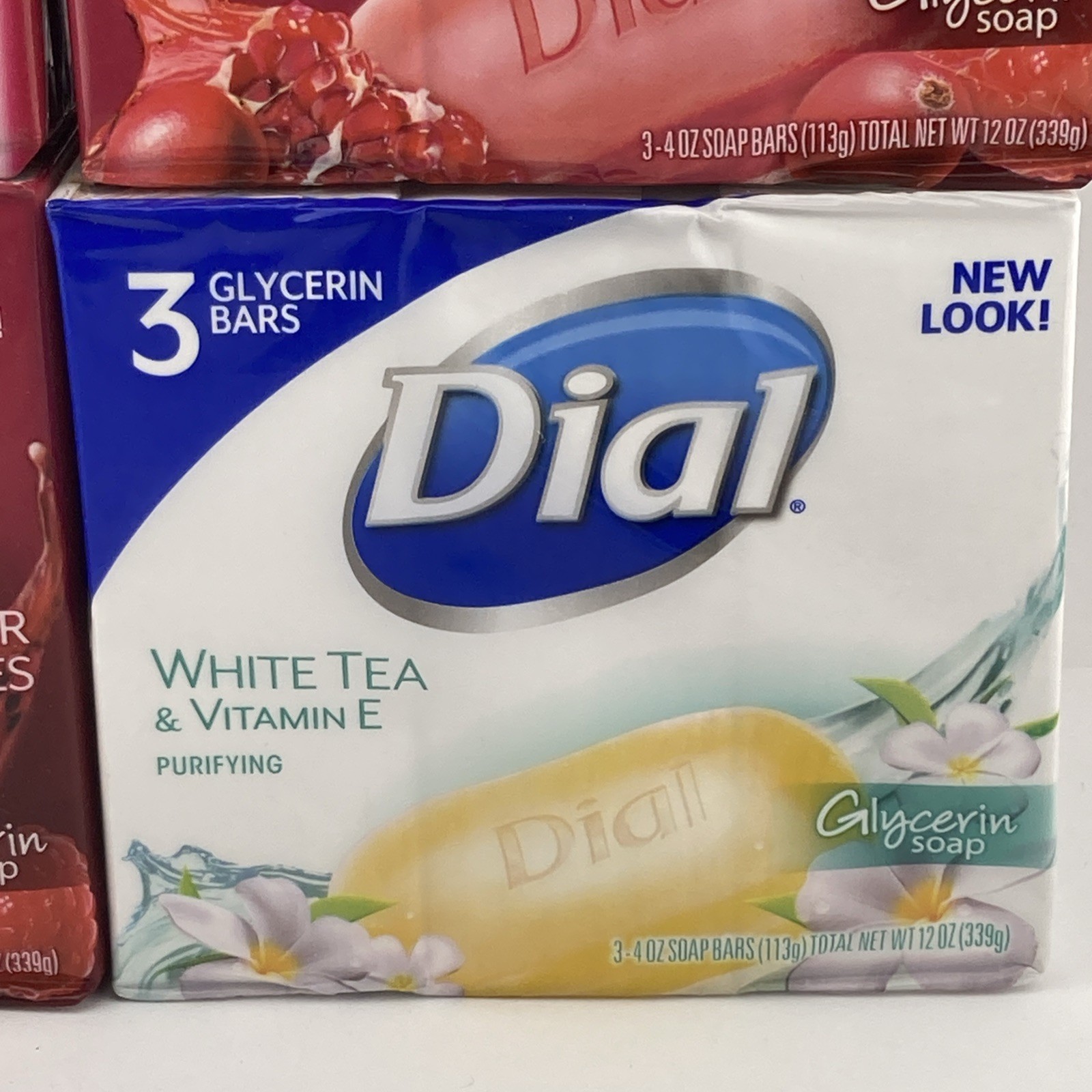 Dial Glycerin Bar Soap 3 Bars Cranberry 3 Bars White Tea 6 Bars Power Berries
