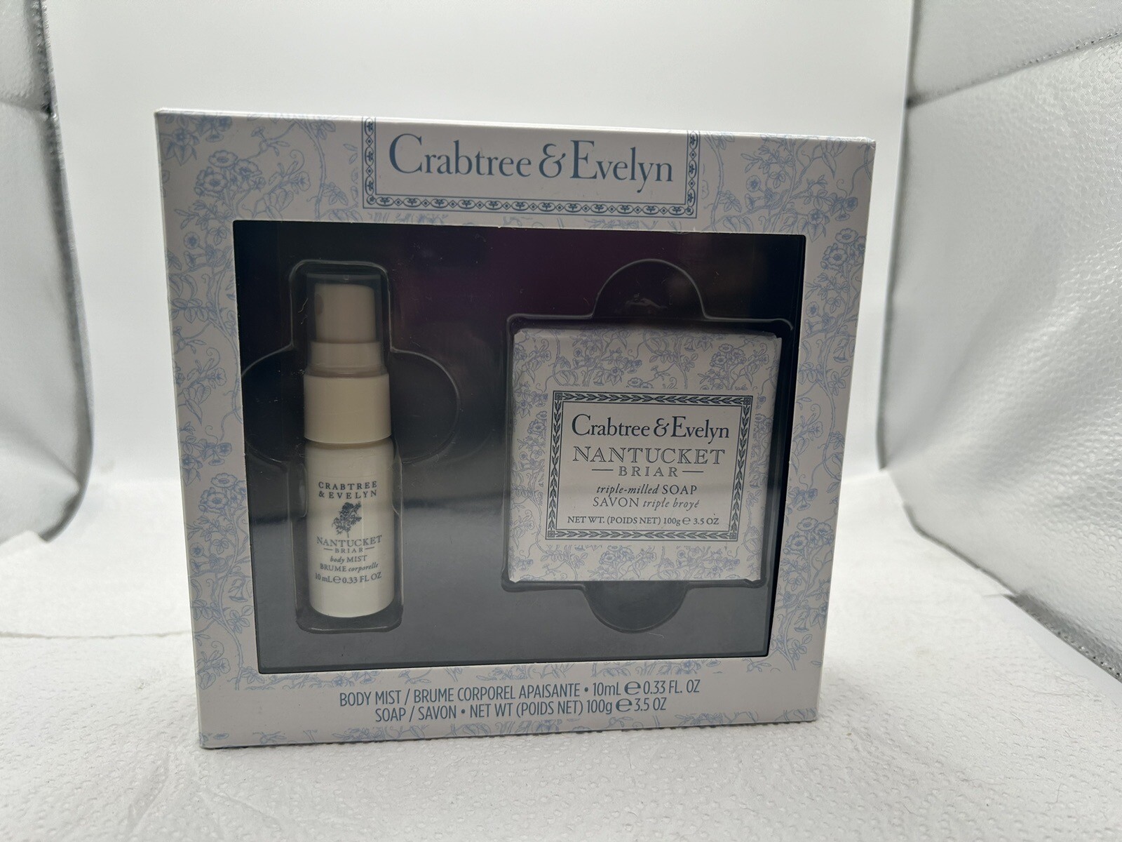 Crabtree & Evelyn Nantucket Briar Body Mist .33 fl oz Bar Soap 3.5 oz. SEE PICS