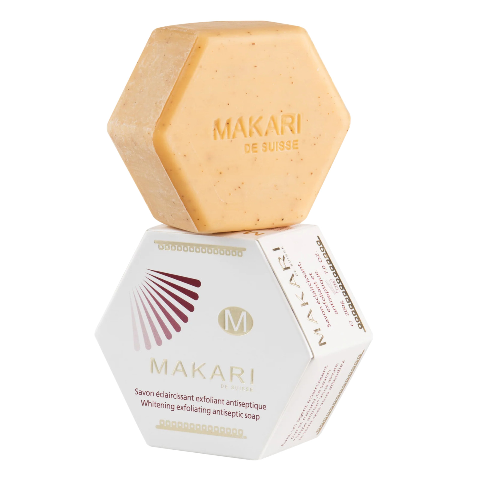 MAKARI Brightening Exfoliating Antiseptic Soap 200g