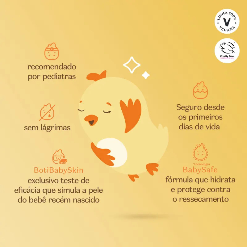 O Boticário Boti Baby Sabonete Líquido de Glicerina 200ml