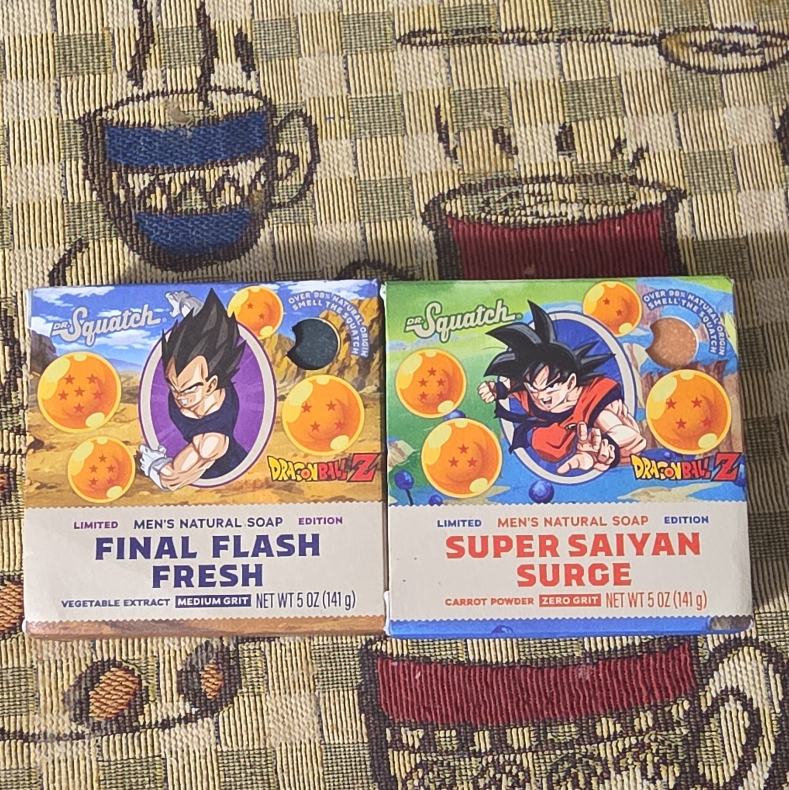 2 PACK Dr Squatch FINAL FLASH FRESH + SUPER SAIYAN SURGE DRAGON BALL Z LE BAR!