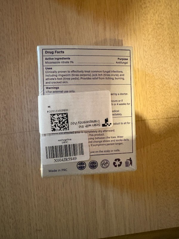 Champoo 4.5 oz. Antifungal Soap Exp 12/15/2027
