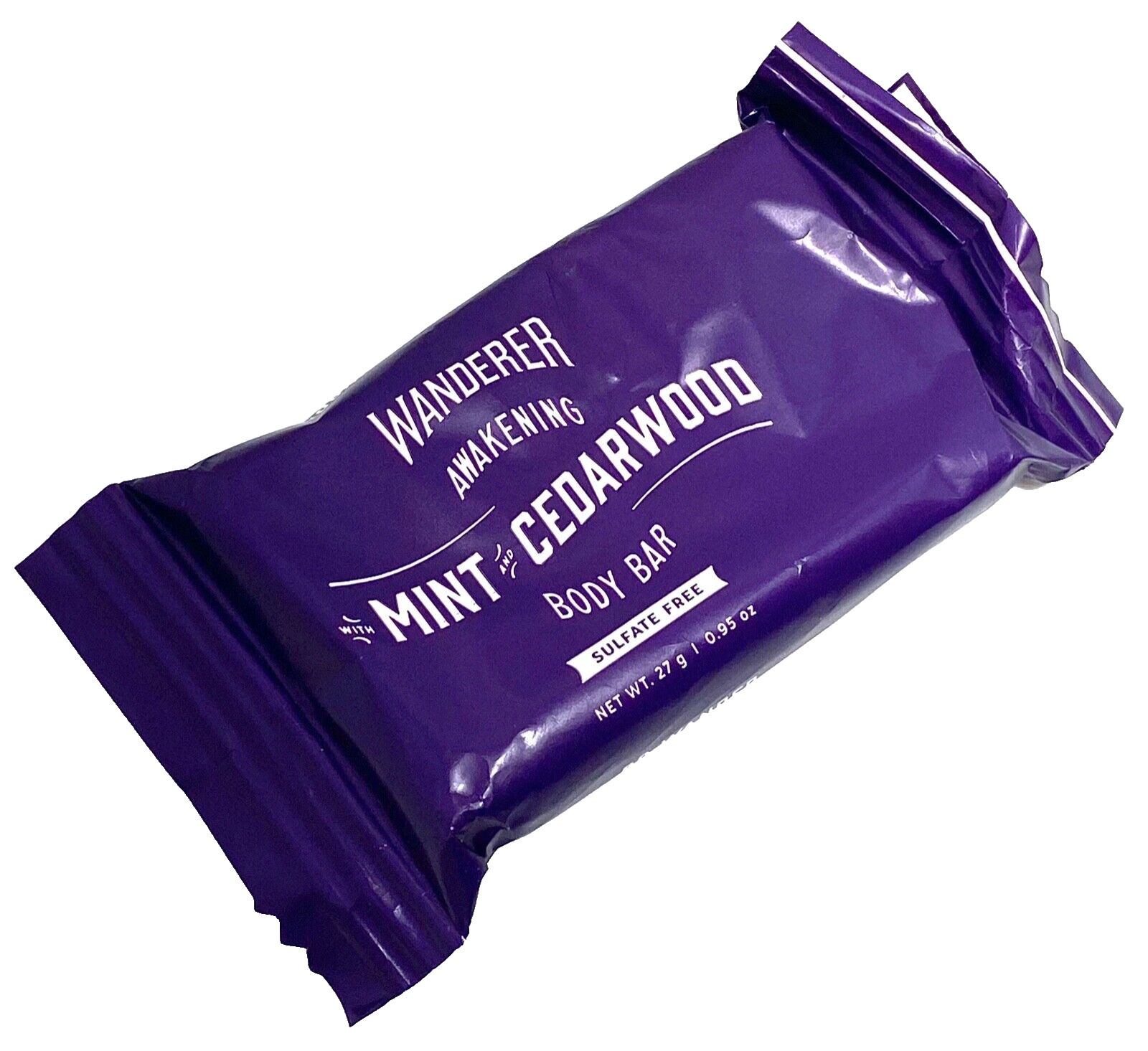12x Wanderer Awakening Sulfate Free Mint & Cedarwood Soap Body Bar * Travel Size